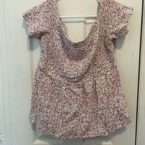 Floral Print Women's Top
